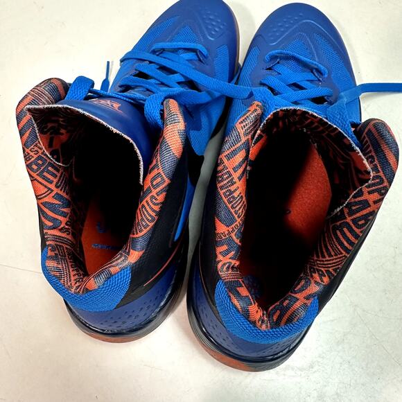 NWOT Nike Zoom Hyperenforcer PE Russell Westbrook OKC Thunder Blue Orange 11 - Picture 9 of 15
